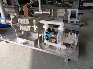 Stainless steel filter press