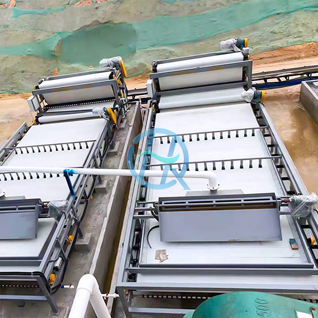 Application of belt filter press in sewage treatment industry